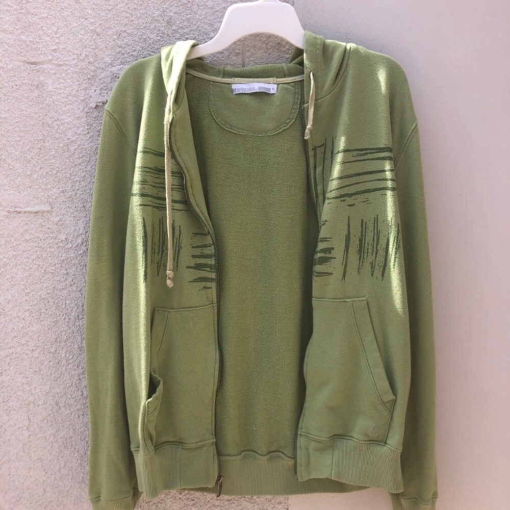 ☀️ Foreign Exchange Green Hoodie | M